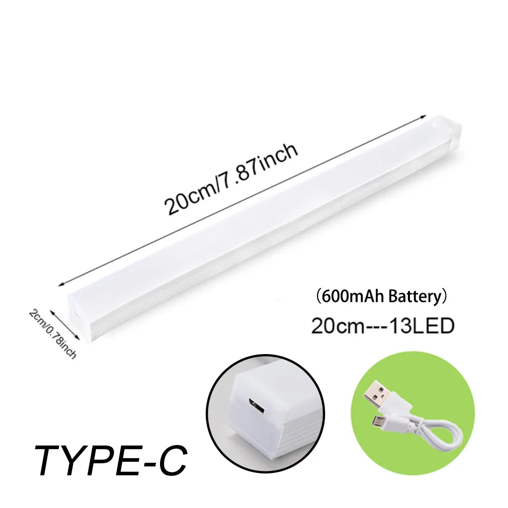 Rechargeable Motion Sensor LED Cabinet Light – Magnetic, USB-C