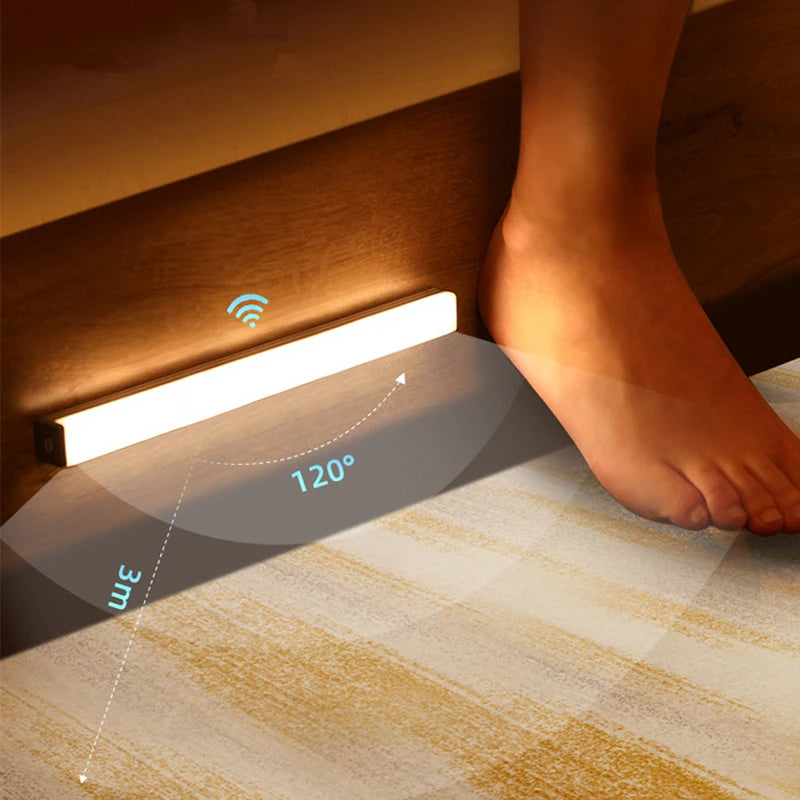 Rechargeable Motion Sensor LED Cabinet Light – Magnetic, USB-C